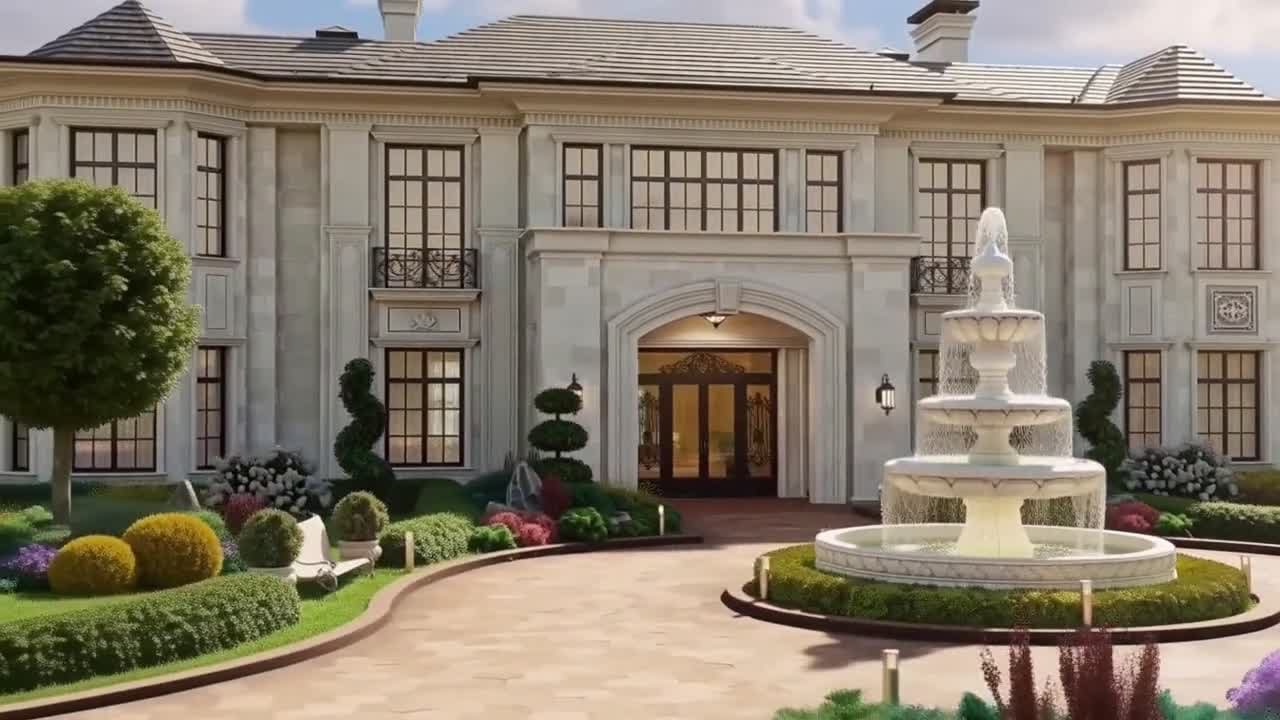 Scene 1: the front and the entrance First scene of the sample film: the front of the house and the entrance